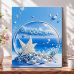 Ocean pearl dreamscape pearl diamond painting kit for beginners