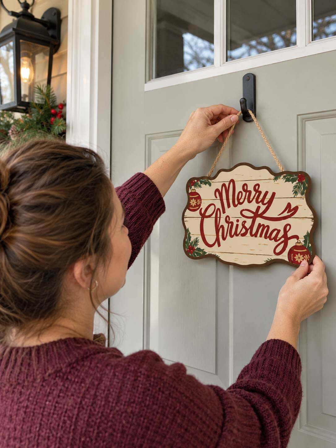 Paint by Numbers Door Hanger Customer Photo