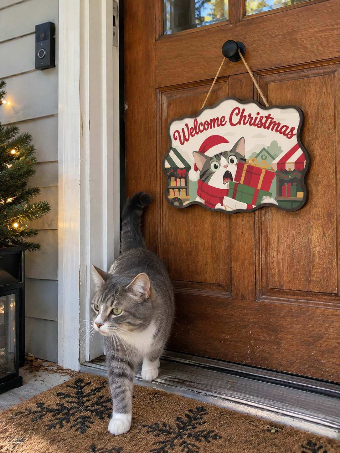 Paint by Numbers Door Hanger Customer Photo
