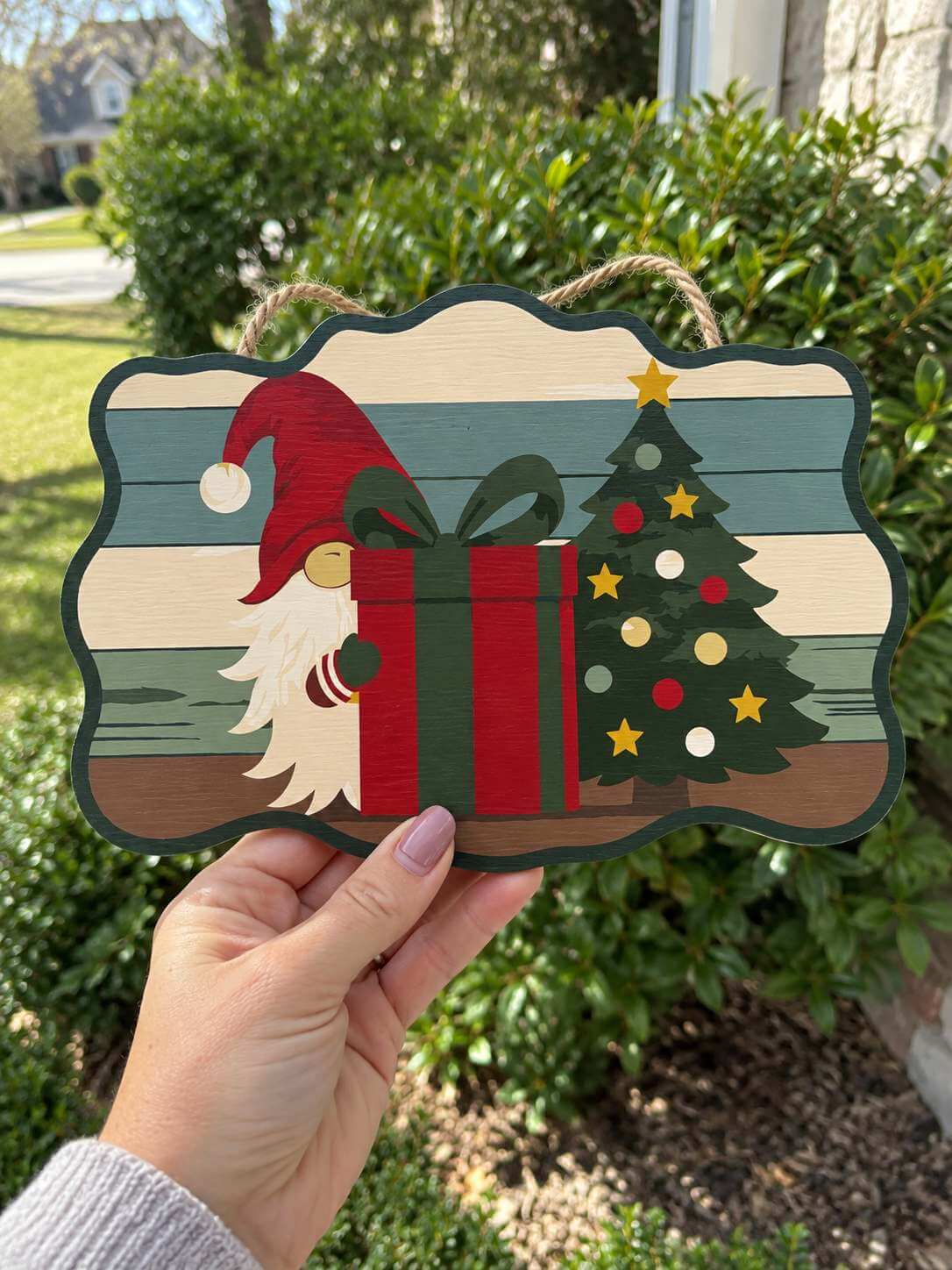 Paint by Numbers Door Hanger Customer Photo