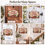 Paint by numbers door hanger for indoor and outdoor decor