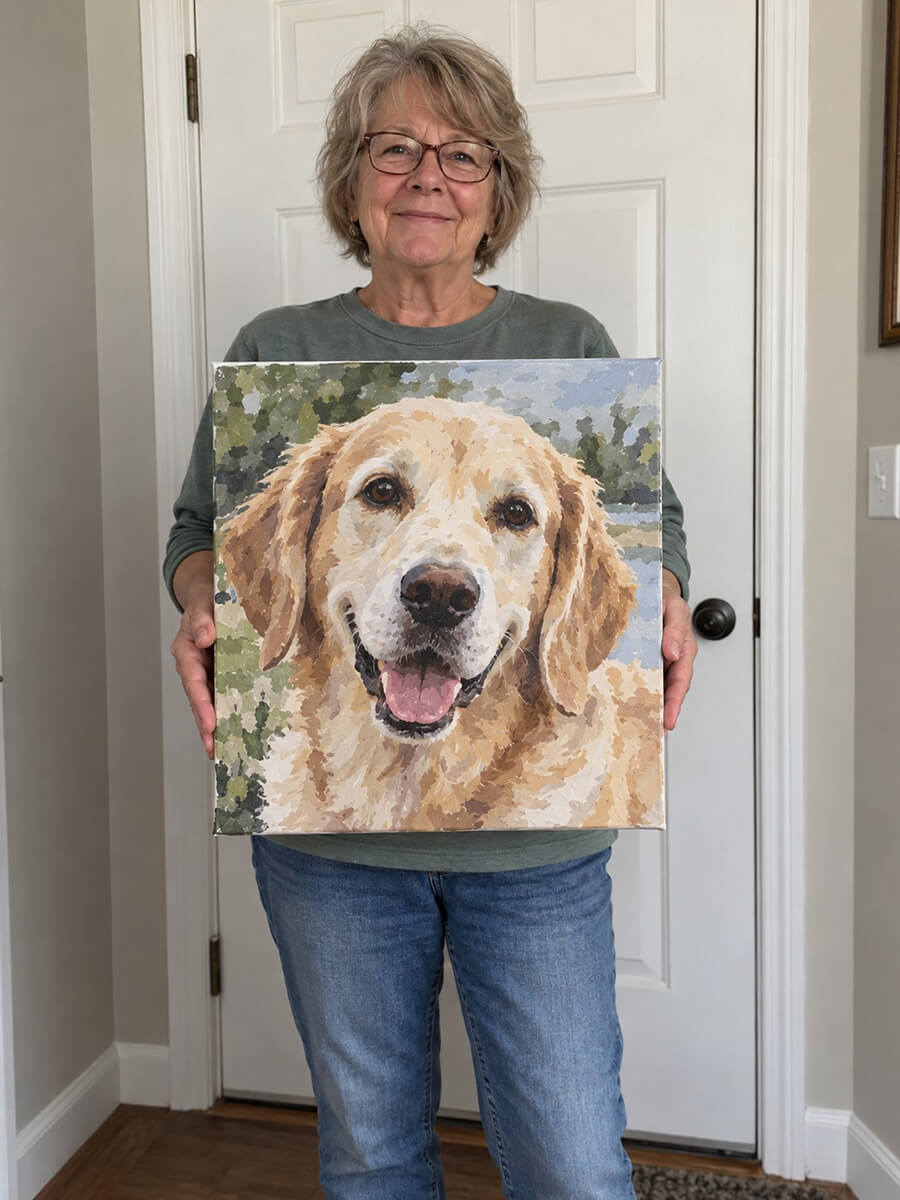 Paint by Numbers Kit Customer Photo