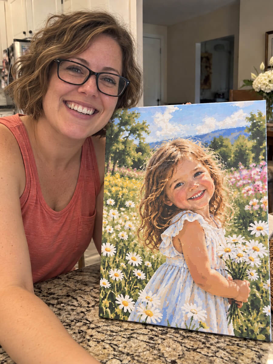 Paint by Numbers Kit Customer Photo
