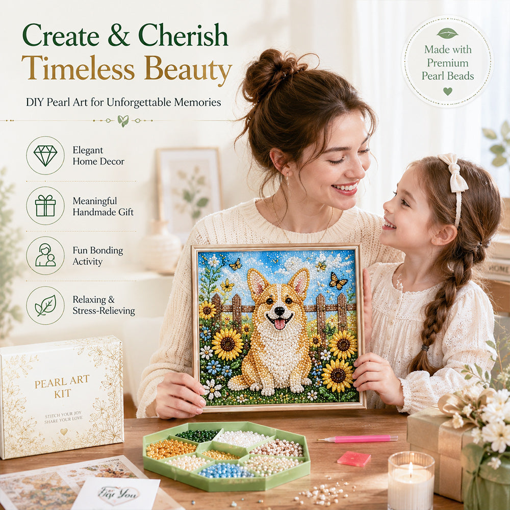 Pearl art project for the whole family to enjoy together