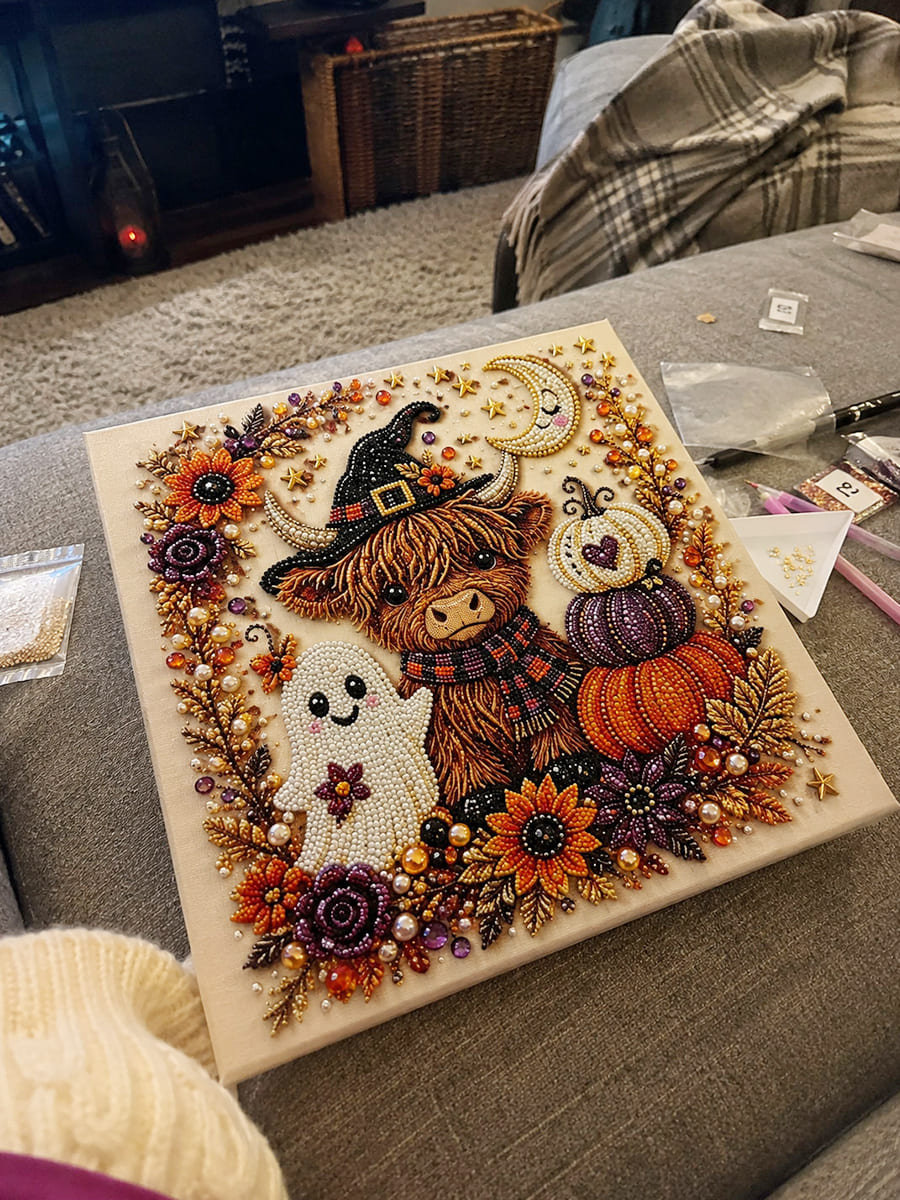 Pearl Diamond Painting Kit Customer Photo