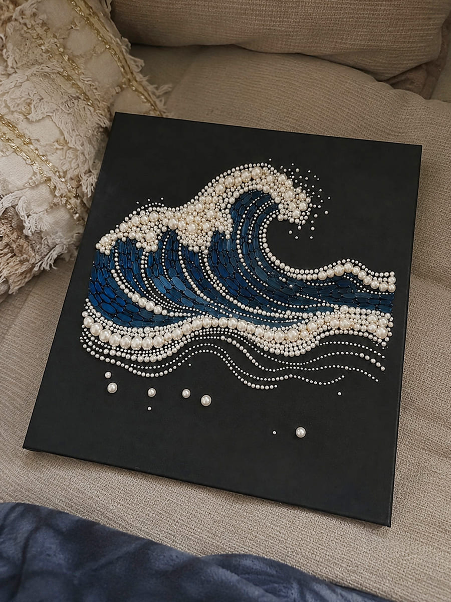 Pearl Diamond Painting Kit Customer Photo