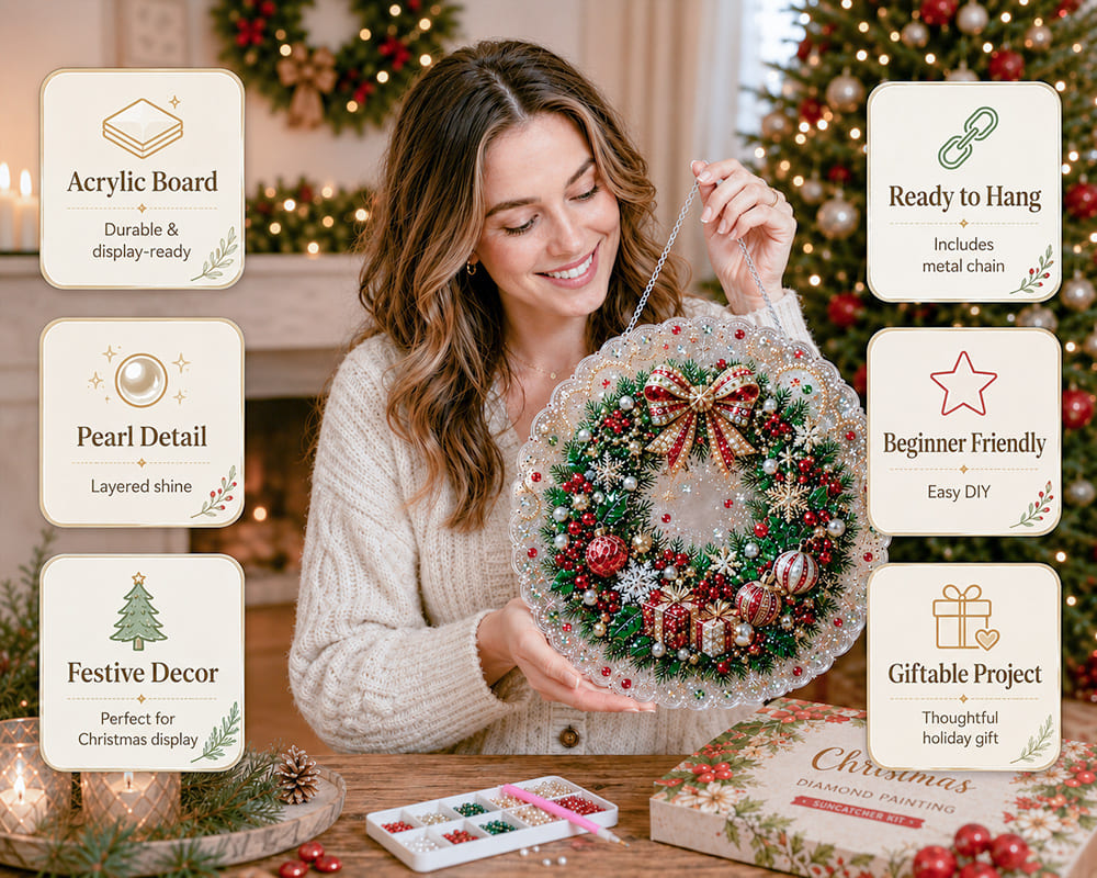 Pearl Diamond Painting Kit Feature