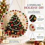 Pearl diamond painting kit features pearl texture and sparkling handmade details