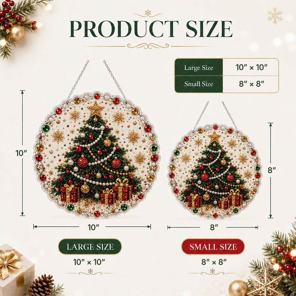 Pearl diamond painting kit size options with different design sizes