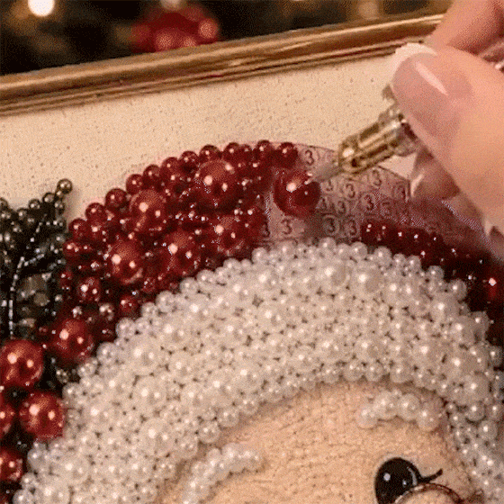 Pearl Diamond Painting with Frame