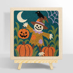 Pumpkin patch scarecrow punch needle kit for beginners