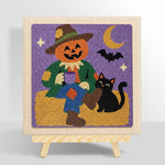 Pumpkin scarecrow punch needle kit for beginners