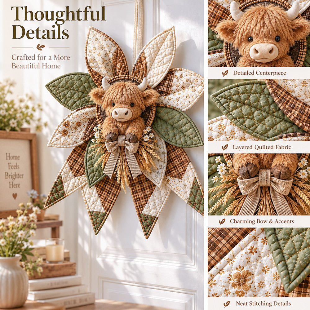 Close-up details of layered quilted fabric, neat stitching and decorative accents