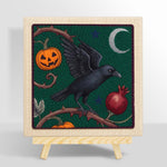 Raven and harvest pumpkin punch needle kit for beginners