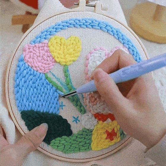 Round Punch Needle Kit