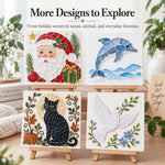 Sea Glass Art Kits in a variety of holiday, animal, ocean and everyday designs