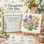 Sea Glass Art Kit with gift-ready packaging, everything included and beginner-friendly design