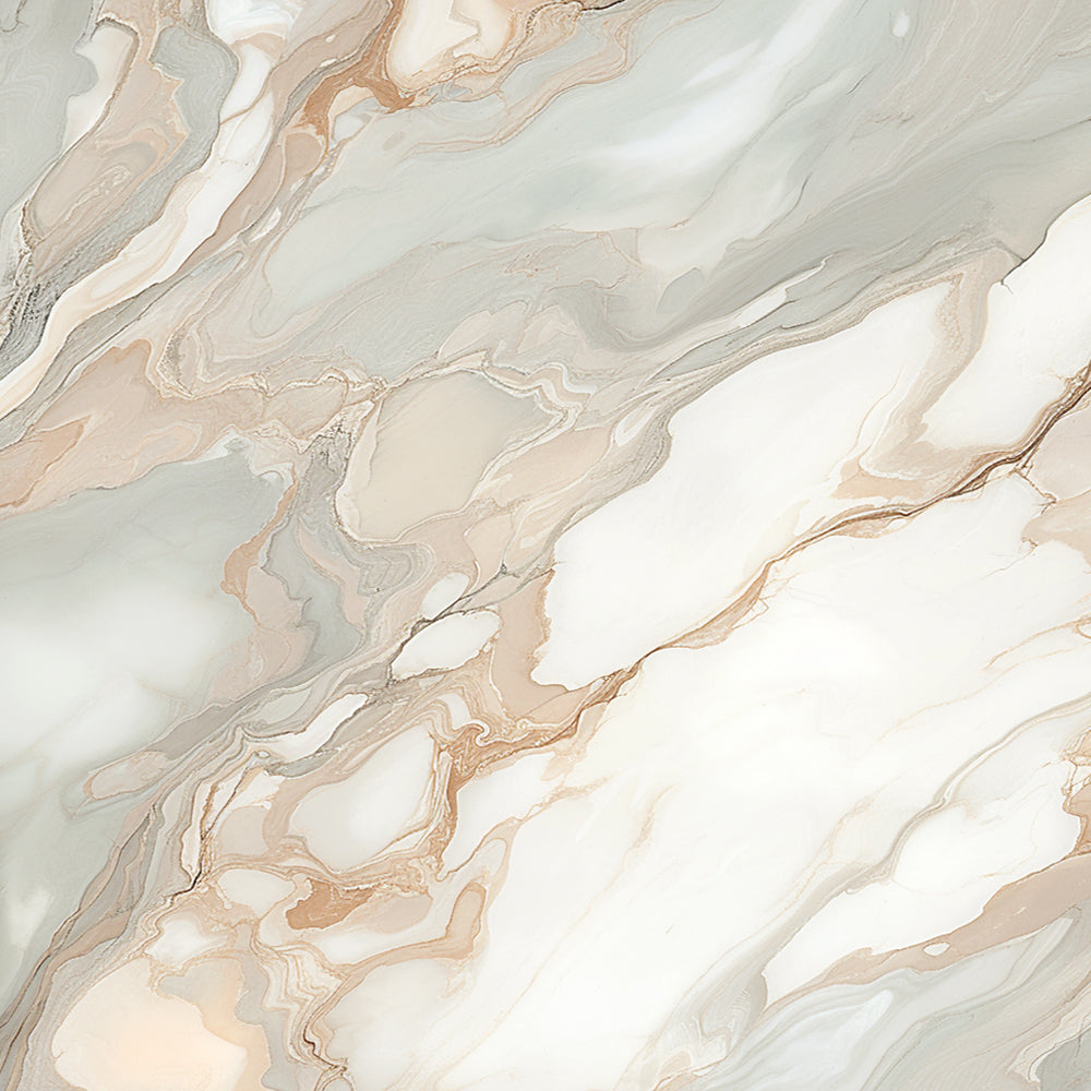 Soft beige marble texture cross stitch kit for beginners