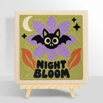 Spooky night bloom punch needle kit for beginners
