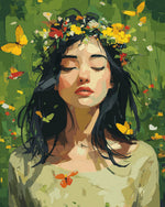 Spring butterfly beauty cross stitch kit for beginners