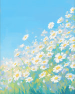 Sunny daisy meadow cross stitch kit for beginners