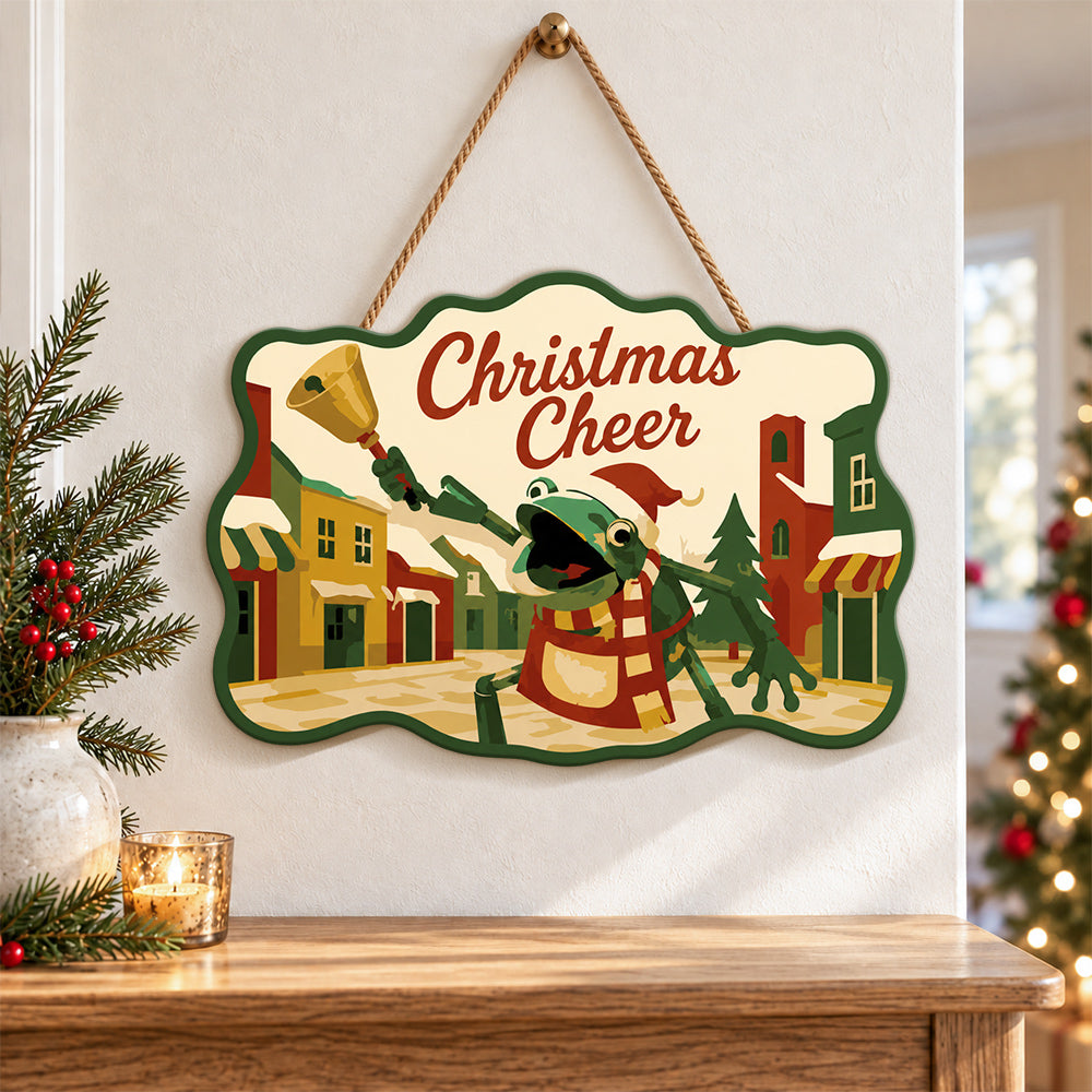 Town bell celebration paint by numbers door hanger as indoor wall decor