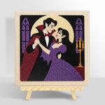 Vampire midnight dance punch needle kit for beginners