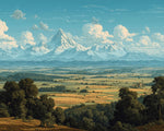 Vast alpine valley cross stitch kit for beginners