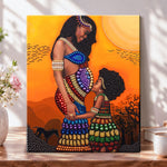 Warm motherly bond pearl diamond painting kit for beginners