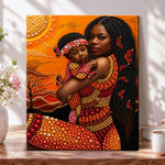 Warm mother’s embrace pearl diamond painting kit for beginners