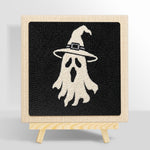 Witch hat ghost punch needle kit for beginners