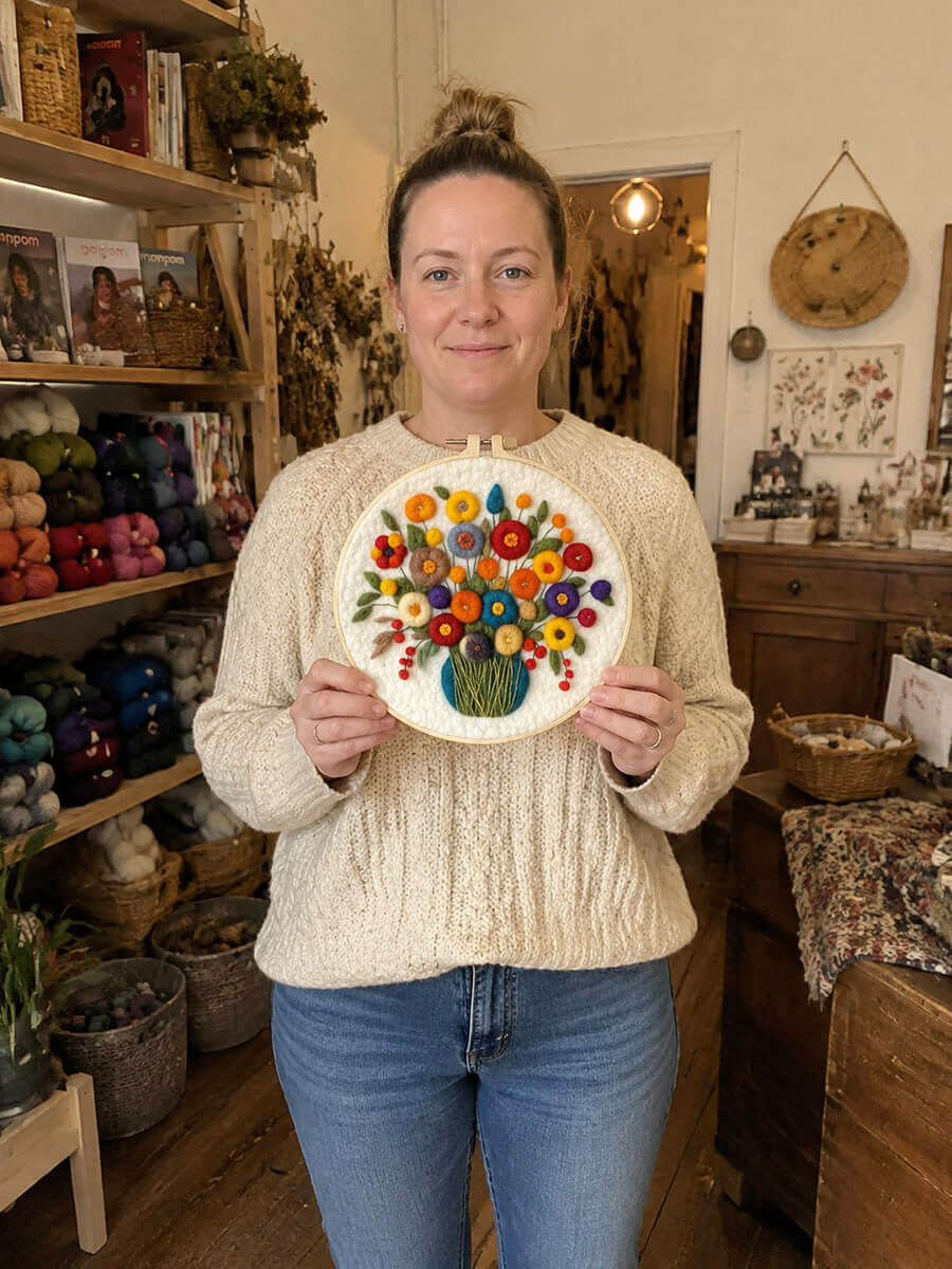 Wool Painting Kits Customer Photo