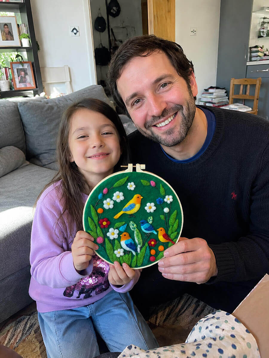 Wool Painting Kits Customer Photo