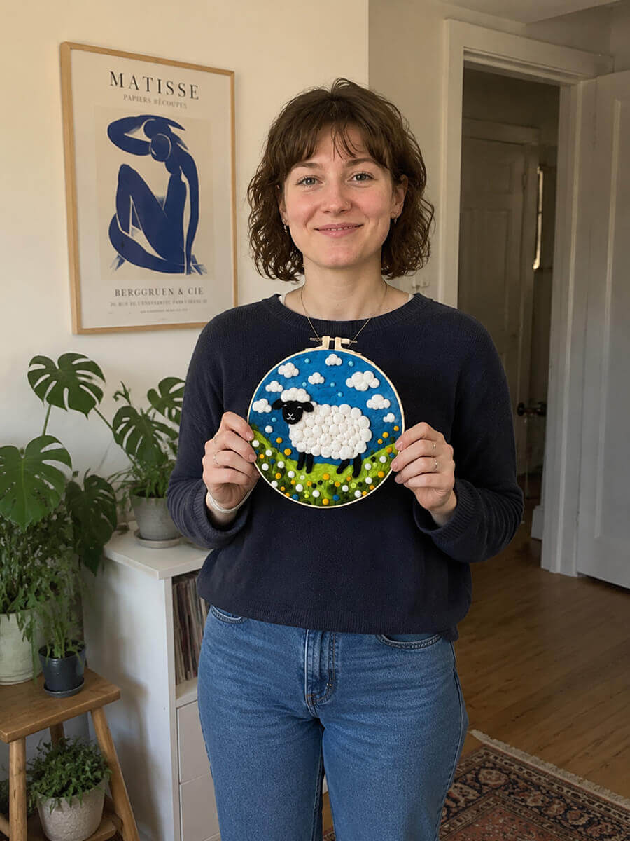 Wool Painting Kits Customer Photo