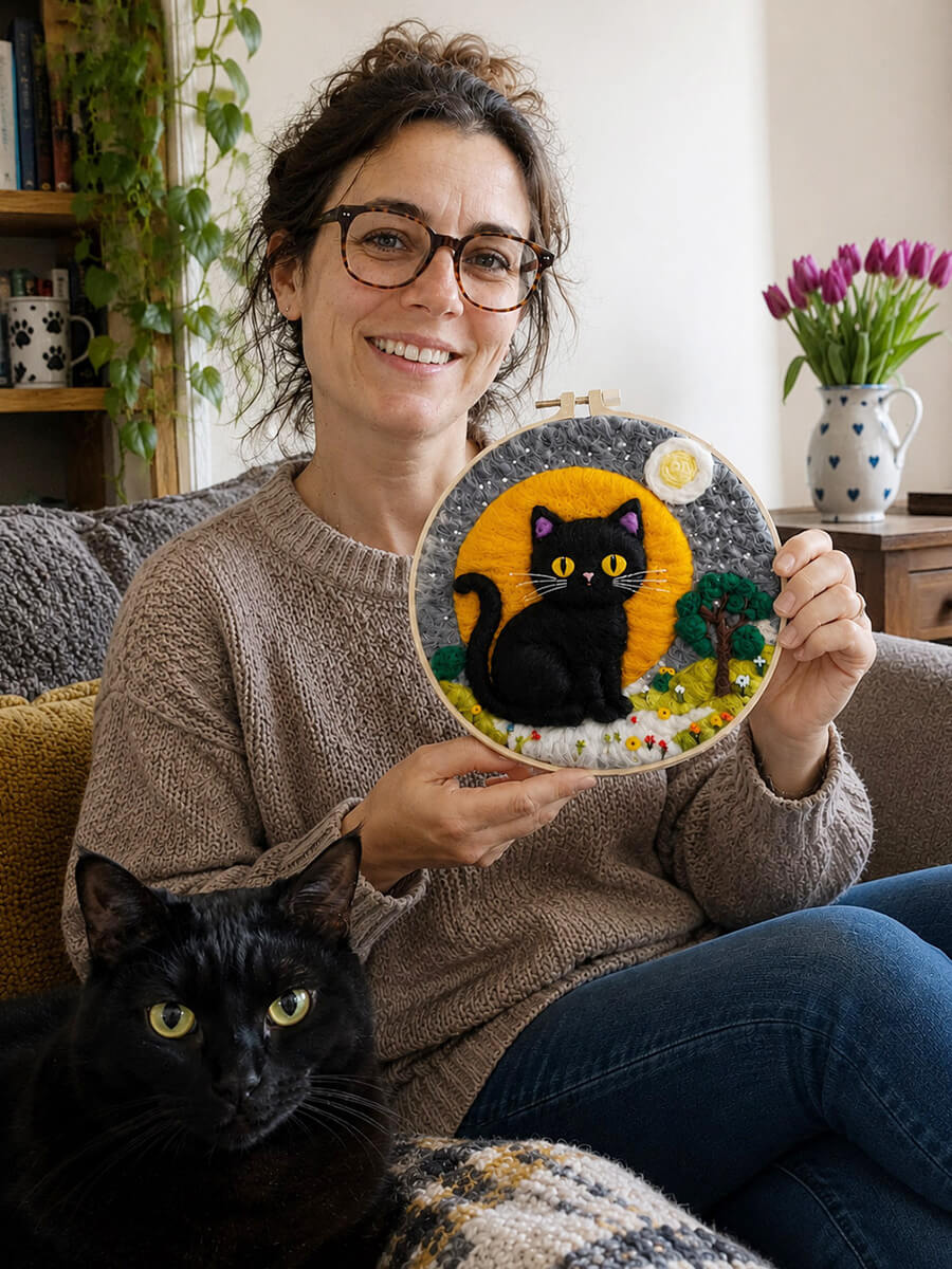 Wool Painting Kits Customer Photo